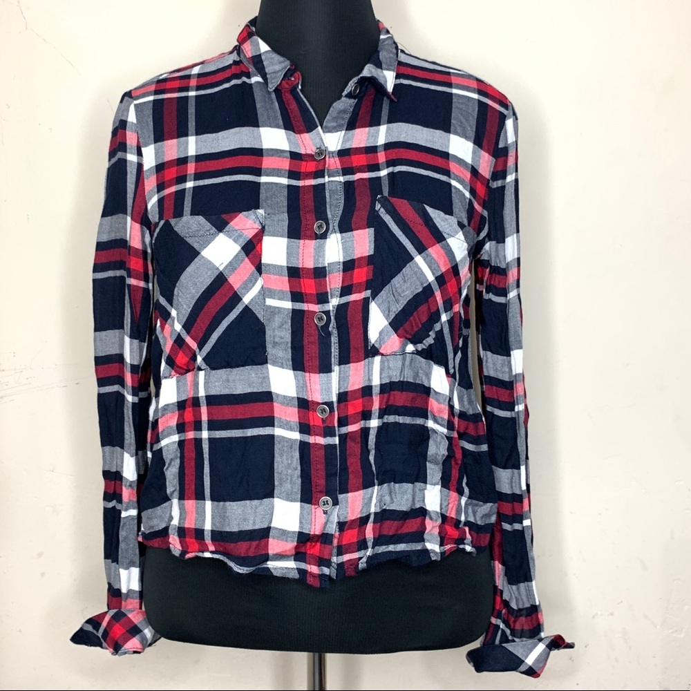 Flannel with Slit on the back
